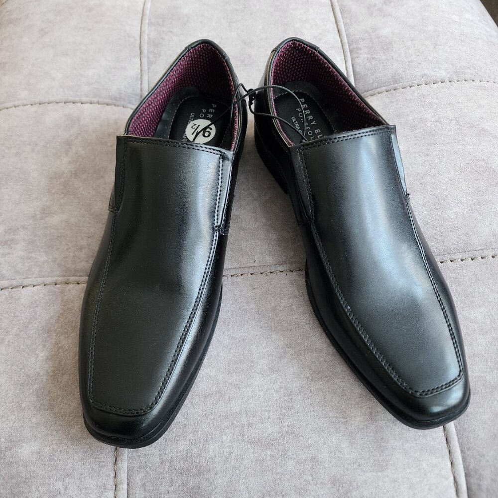 NEW Perry Ellis Men's Pablo Slip-On Dress Shoes Size 9.5 Med